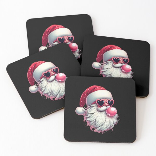Item preview, Funny Christmas Retro Santa Blowing Bubble  designed and sold by Merchrise.