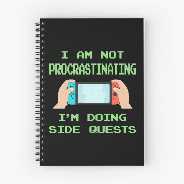 Item preview, "I Am Not Procrastinating I'm Doing Side Quests" designed and sold by JDMTees.