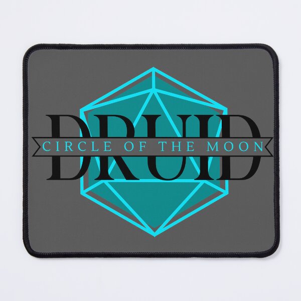 Item preview, Light Blue Circle of the Moon Druid designed and sold by Marissa Brown.