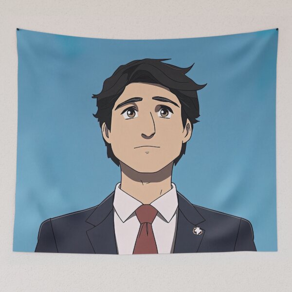 Item preview, Prime Minister Justin Trudeau | Anime style designed and sold by ComicsFactory.