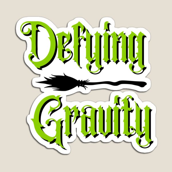 Item preview, Wicked Defying Gravity With Broomstick designed and sold by ModernintheMix.