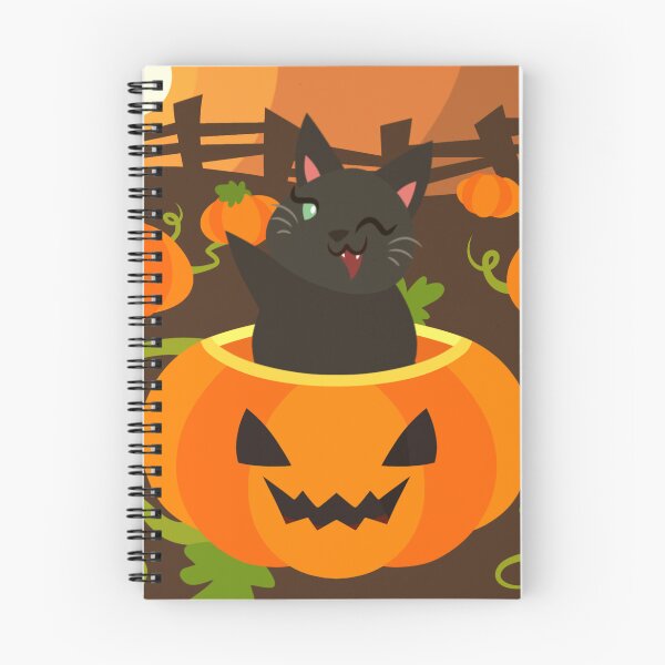 Item preview, Black Kitten: Pumpkin Paws designed and sold by Kyna Arts.