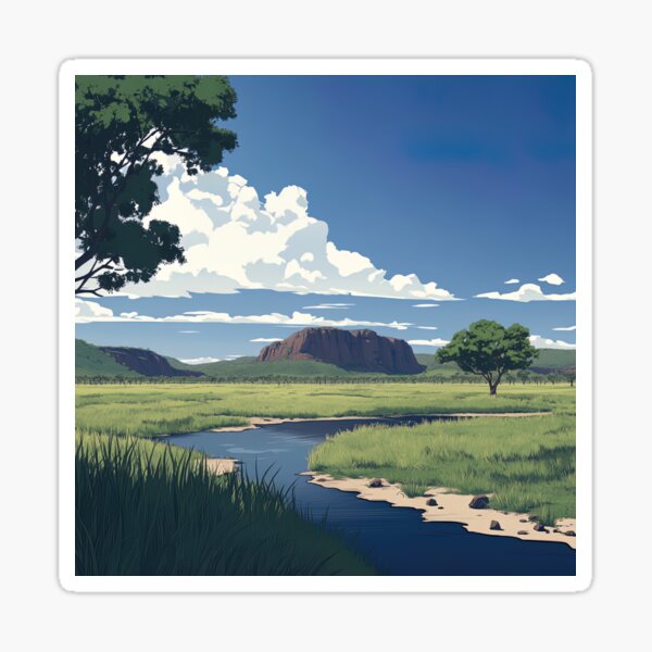 Item preview, The Kakadu National Park | Anime style designed and sold by ComicsFactory.