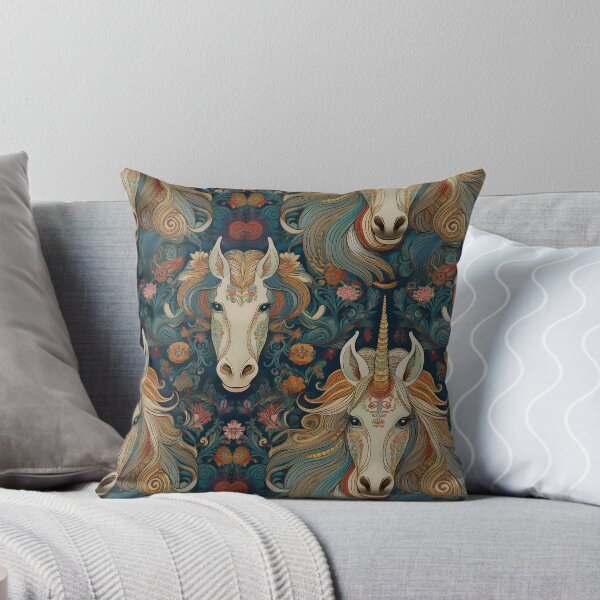 Item preview, Mystic Unicorn: Medieval Tapestry Floral Fantasy designed and sold by Ladyfyre.