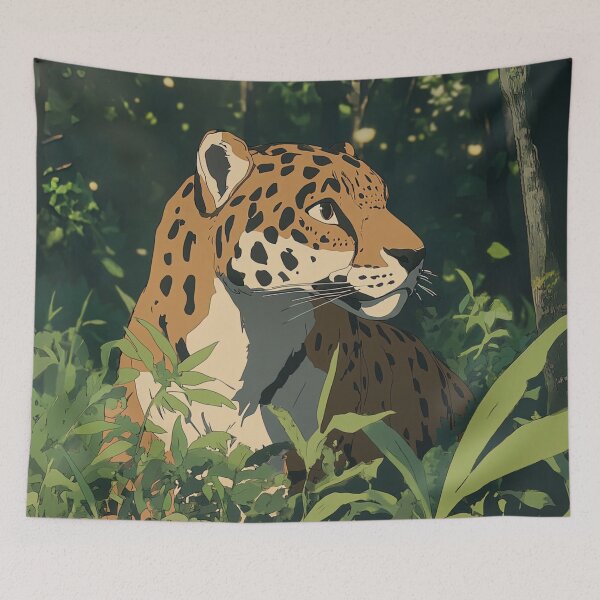 Item preview, Wild jaguar | Anime style designed and sold by ComicsFactory.