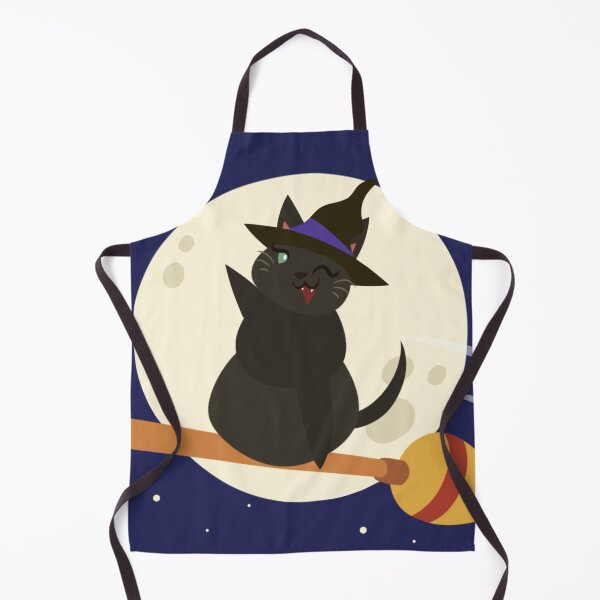 Item preview, Black Kitten: Witchy Ride  designed and sold by Kyna Arts.