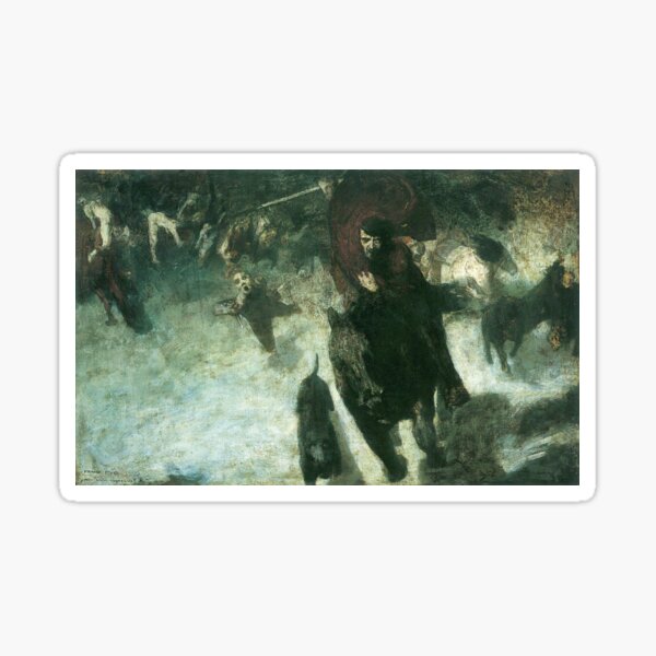 Item preview, The Wild Chase - Franz Von Stuck designed and sold by forgottenbeauty.