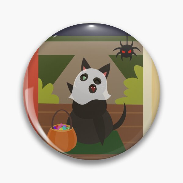 Item preview, Black Kitten: Ghostly Treats designed and sold by Kyna Arts.