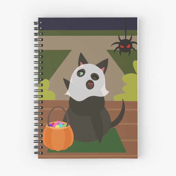 Item preview, Black Kitten: Ghostly Treats designed and sold by Kyna Arts.