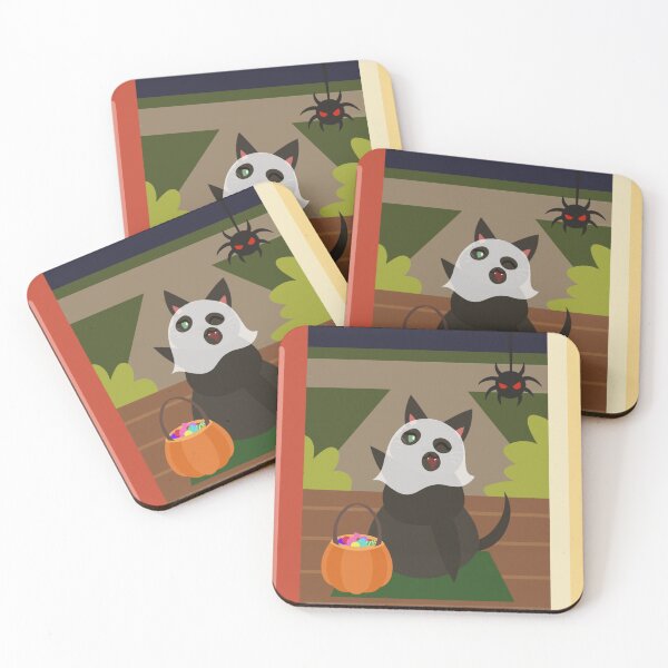 Item preview, Black Kitten: Ghostly Treats designed and sold by Kyna Arts.