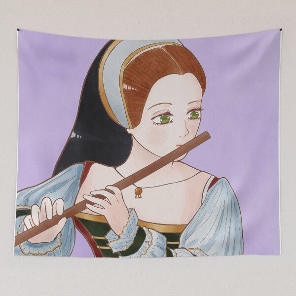 Item preview, Cute Tudor fashion anime style illustration designed and sold by MariOyama.
