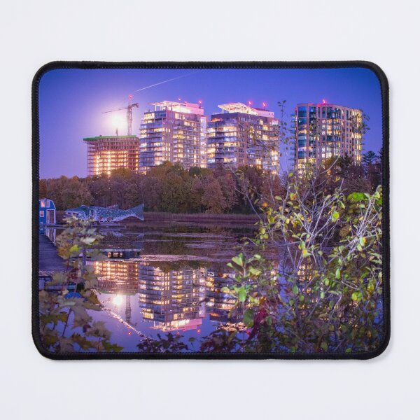 Item preview, Hunters Moon over Petrie Island’s Marina designed and sold by Imalairdphotos.