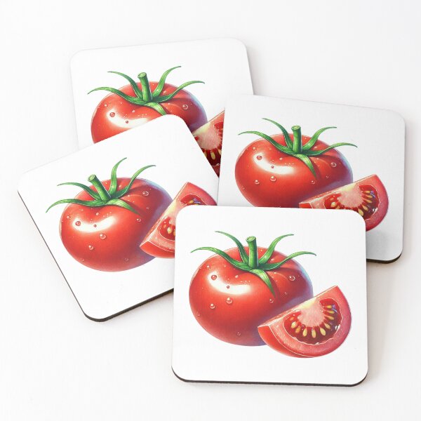 Item preview, Realistic Red Tomato Slice Art designed and sold by Little Care Studio.