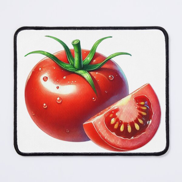 Item preview, Realistic Red Tomato Slice Art designed and sold by Little Care Studio.