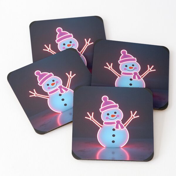 Item preview, Winter Season - Neon Light Snowman - 02 designed and sold by kjp-design.