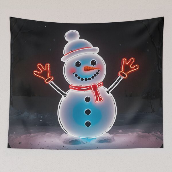 Item preview, Winter Season - Neon Light Snowman - 03 designed and sold by kjp-design.
