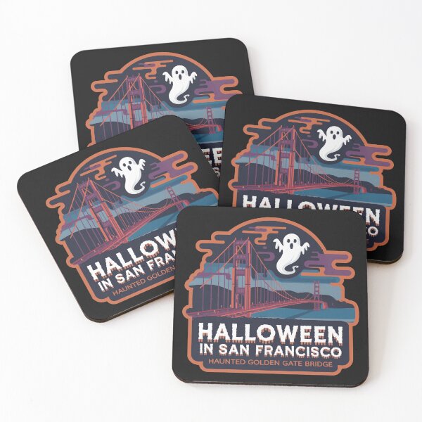 Item preview, Halloween in San Francisco: Haunted Golden Gate Print designed and sold by cabana.space.