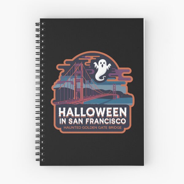 Item preview, Halloween in San Francisco: Haunted Golden Gate Print designed and sold by cabana.space.