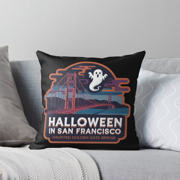 Item preview, Halloween in San Francisco: Haunted Golden Gate Print designed and sold by cabana.space.
