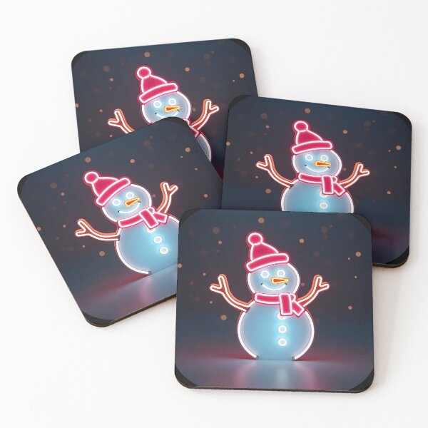 Item preview, Winter Season - Neon Light Snowman - 04 designed and sold by kjp-design.