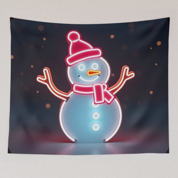 Item preview, Winter Season - Neon Light Snowman - 04 designed and sold by kjp-design.