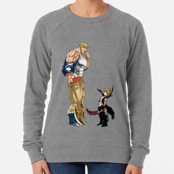 Escanor vs Meliodas Lightweight Sweatshirt