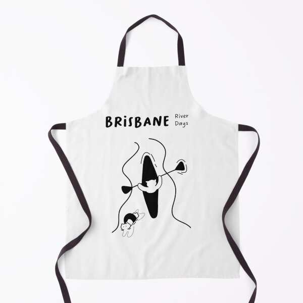 Item preview, "Brisbane River Days" | Illustration of a Cat Using a Kayak and a Cat Swimming designed and sold by RM-Journey.