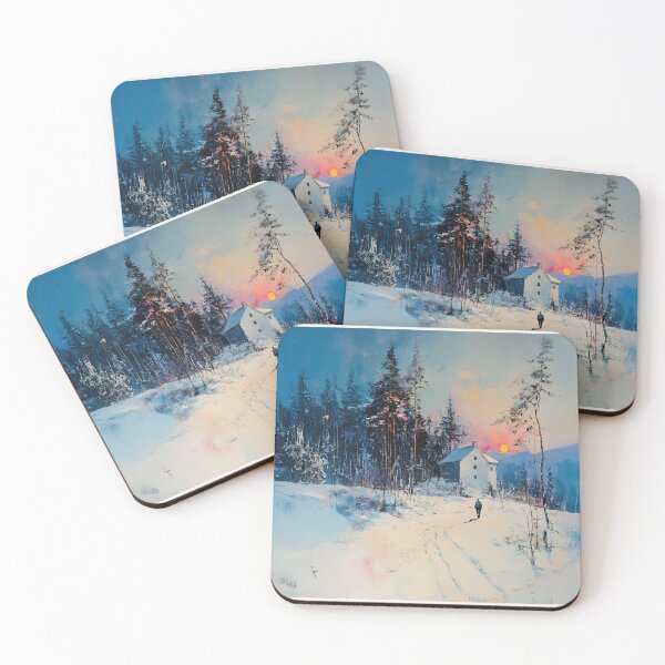 Item preview, A Winter’s Evening Walk designed and sold by MaryFiore.