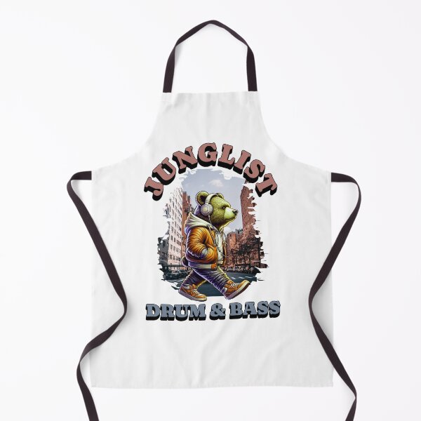 Aperçu de l'œuvre JUNGLIST - Casque DNB Bear (blanc) créée et vendue par Discothreadz.