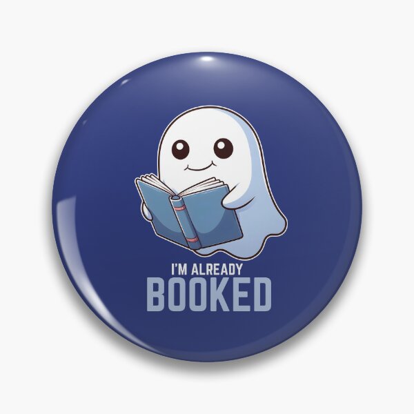 Item preview, I'm Already Booked - Cute Halloween Ghost Reading A Book designed and sold by The magic  Yellow bus.
