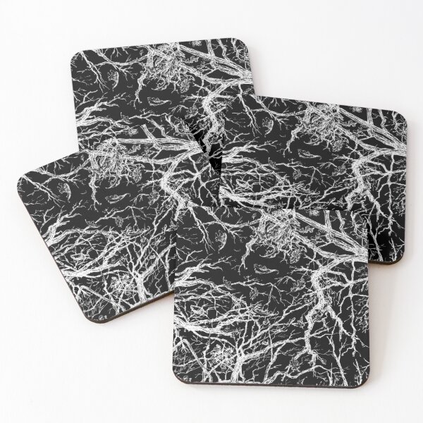 Item preview, Look Up Oak Trees White Ink designed and sold by GothicByNature.