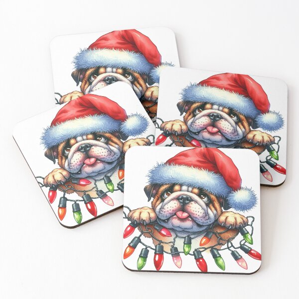Item preview, Christmas Bulldog designed and sold by clarkfraser.