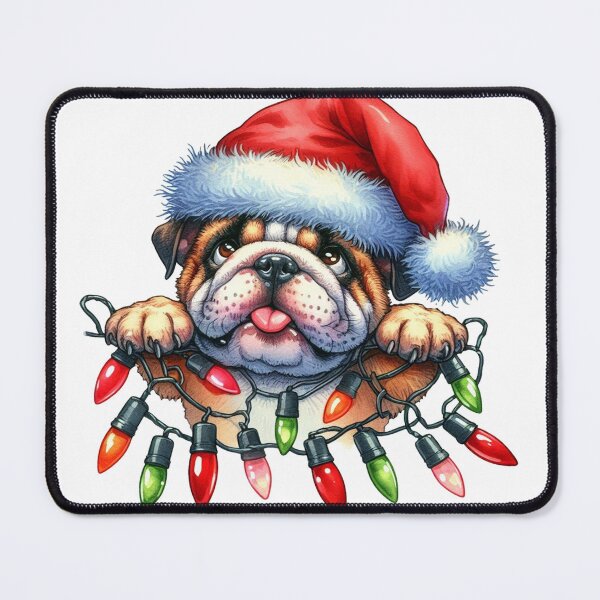 Item preview, Christmas Bulldog designed and sold by clarkfraser.