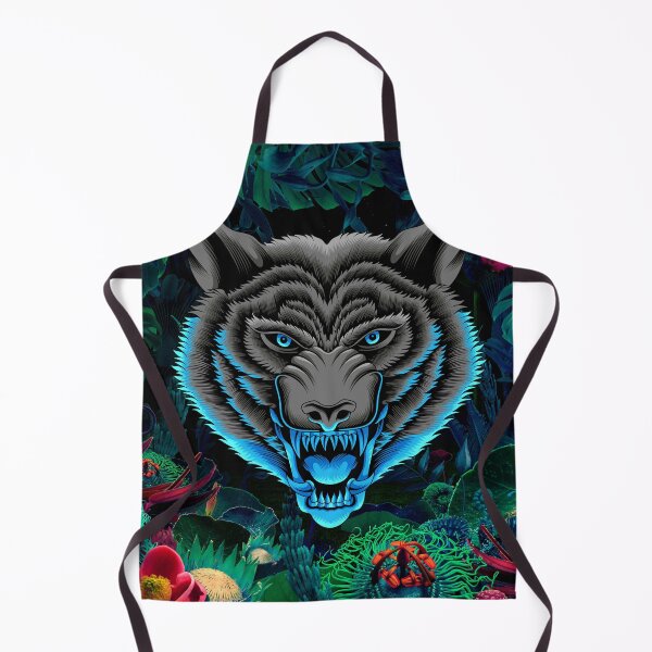 Item preview, WOLF GRAPHIC ELECTRIC BLUE WOLF DESIGN designed and sold by OnlineTshirtMan.