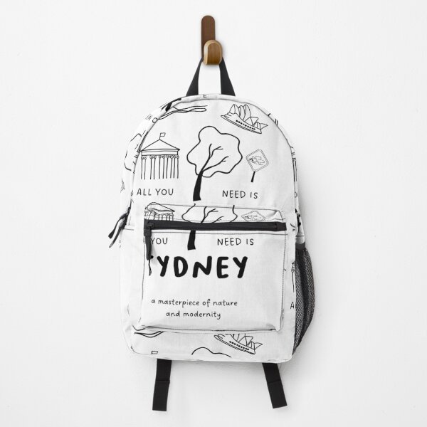 Item preview, All You Need is Sydney | Illustration of Landmarks, Waves, and Trees designed and sold by RM-Journey.