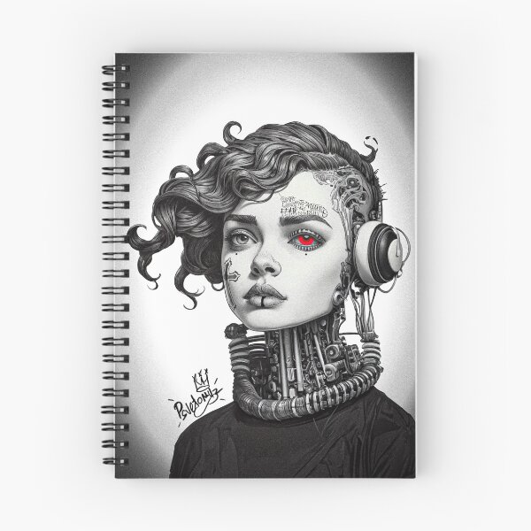 Item preview, "Cybernetic Muse" designed and sold by psvetomuz.