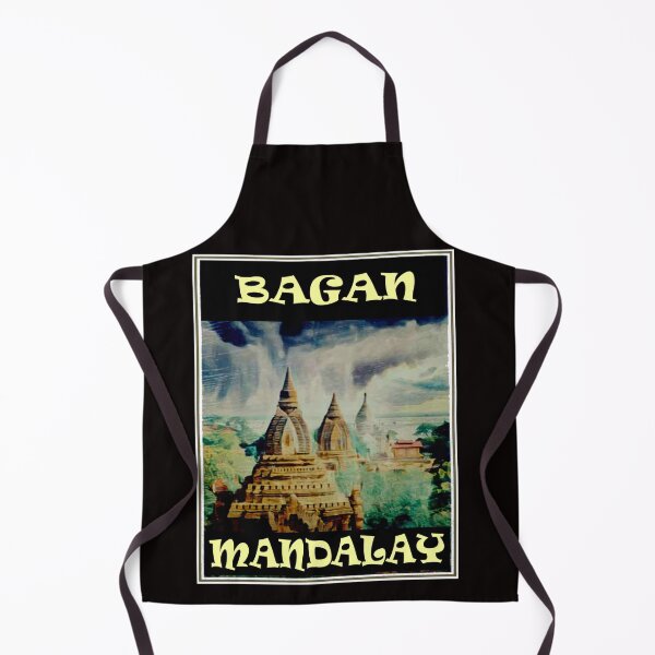 Item preview, Bagan Mandalay Vintage Travel and Tourism Advertising Print designed and sold by posterbobs.