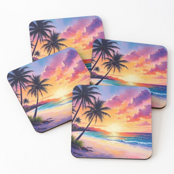 Item preview, Tropical Sunset Beach designed and sold by BeachWhisper.