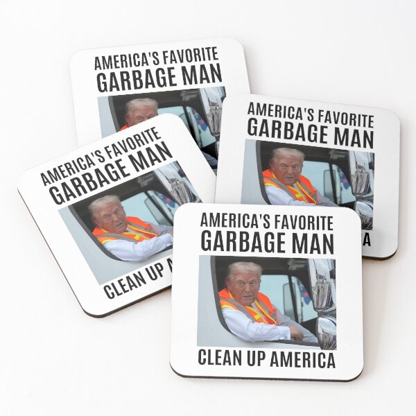 Item preview, America's favorite garbage man, Clean up America designed and sold by Roy & Tiffany.