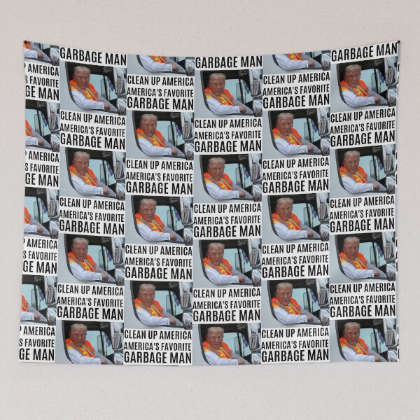 Item preview, America's favorite garbage man, Clean up America designed and sold by Roy & Tiffany.