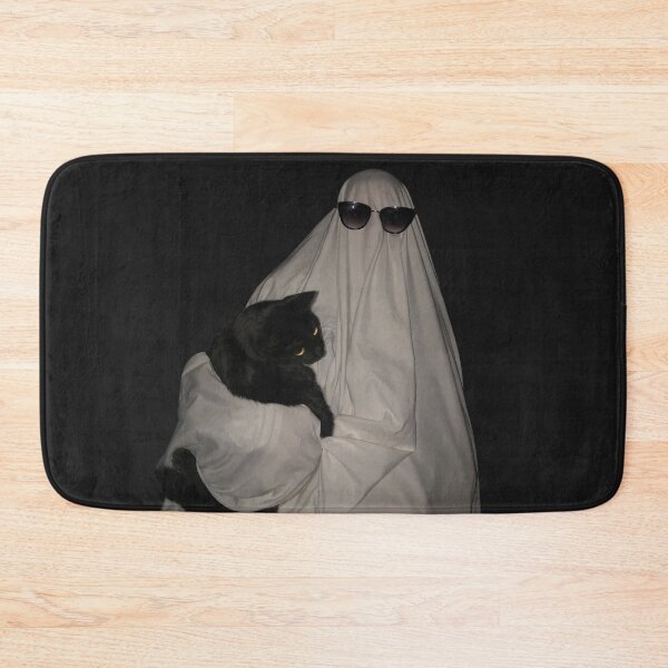 Item preview, Halloween: Ghost and Black Cat designed and sold by SoundsoftheSun.
