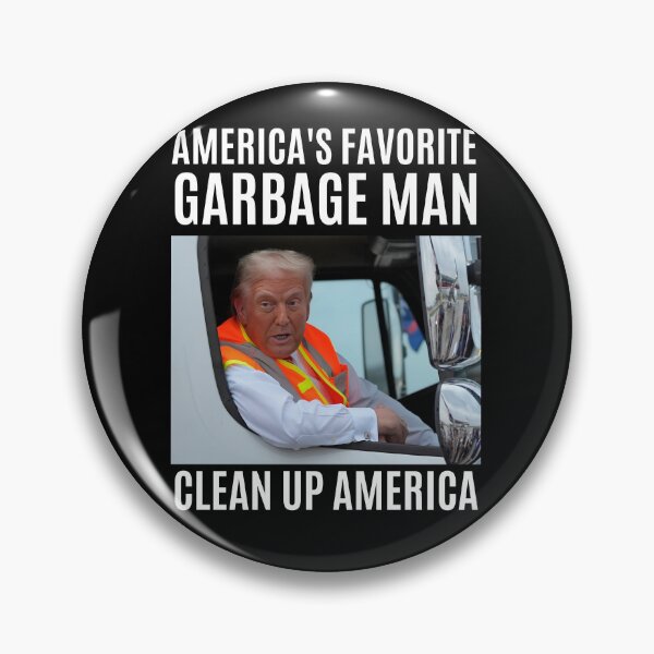 Item preview, America's favorite garbage man, Clean up America designed and sold by Roy & Tiffany.