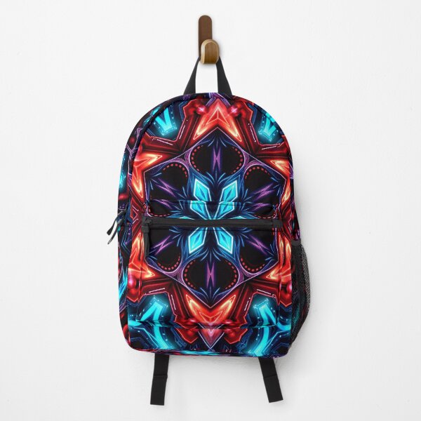 Item preview, Abstract Blue Red Geometric Pattern Design designed and sold by TheArtOfPat.