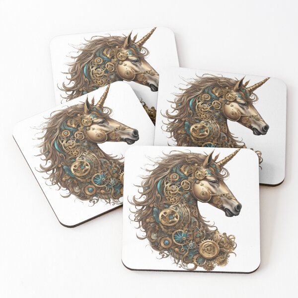 Artikelvorschau, Steampunk-Einhorn V2 entworfen und verkauft von TessAdventures.