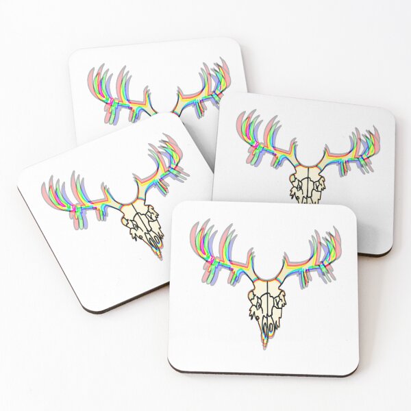Item preview, Melting Deer Skull designed and sold by StickersManias.