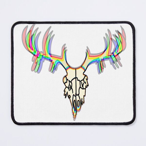 Item preview, Melting Deer Skull designed and sold by StickersManias.