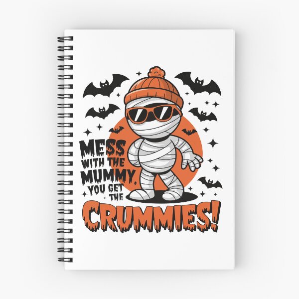Item preview, Mess with the Mummy - Funny Halloween Illustration designed and sold by RicardoMarro.