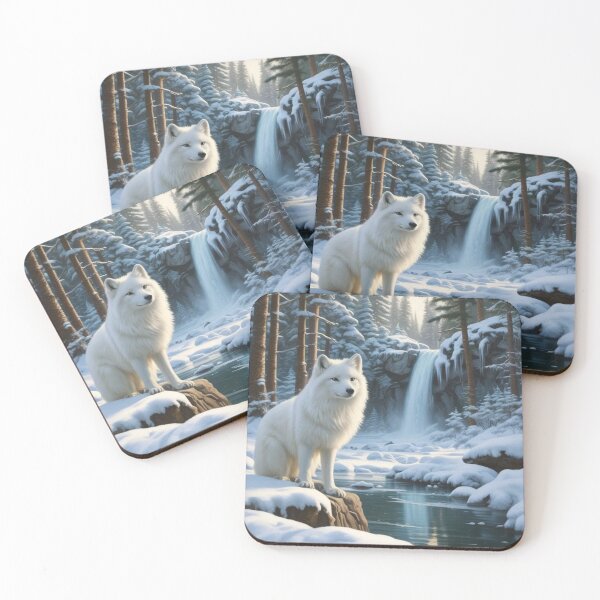 Item preview, majestic white fox designed and sold by InezPhotography.