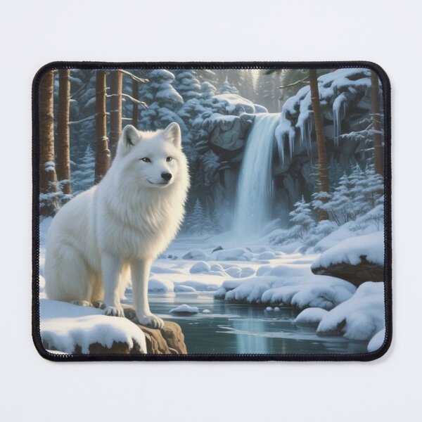 Item preview, majestic white fox designed and sold by InezPhotography.