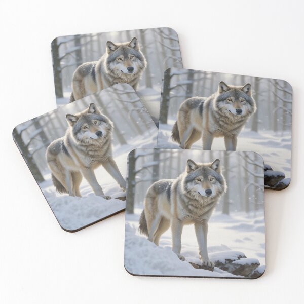 Item preview,  lone wolf forest designed and sold by InezPhotography.